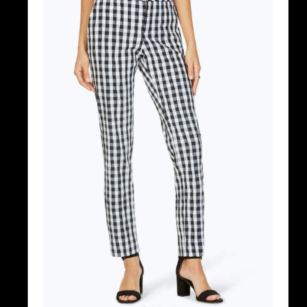 Never Worn! Gingham Pants size 4